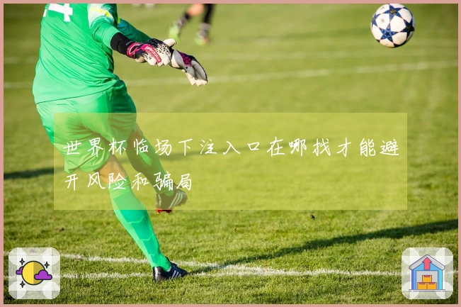 世界杯临场下注入口在哪找才能避开风险和骗局